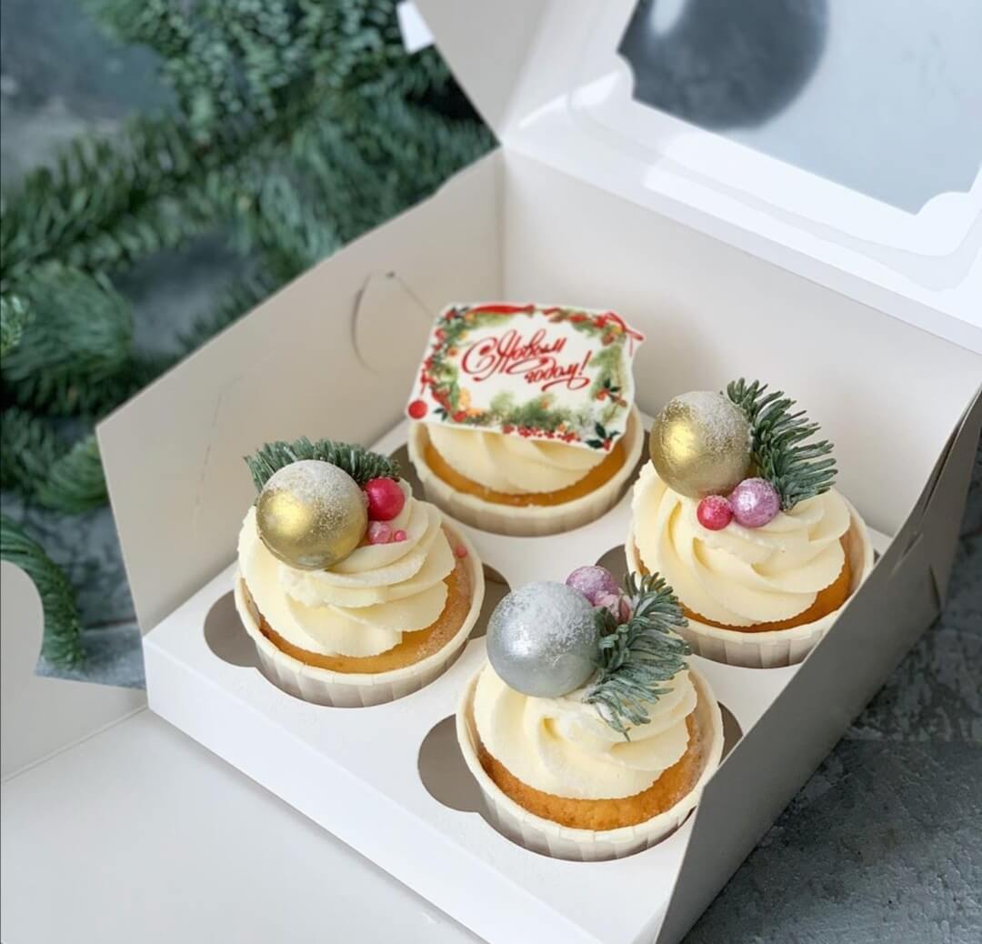 Капкейки "Поздравительная открытка"